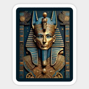 Golden King Tutankhamun Sticker